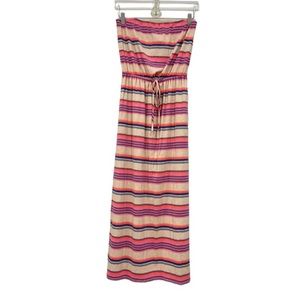 Mossimo Strapless Striped Maxi Dress NWOT SIZE MEDIUM